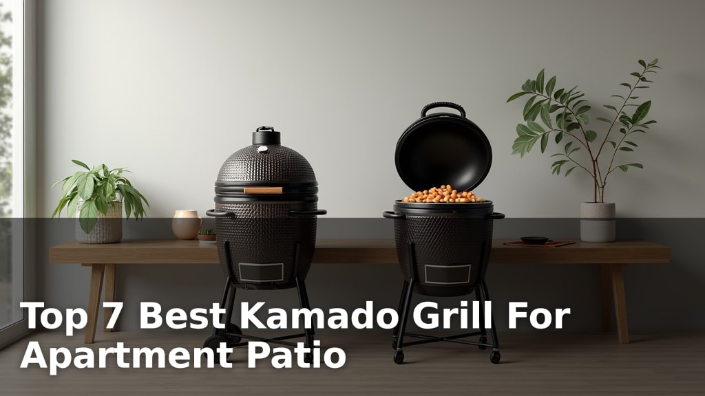 Top 7 Best Kamado Grill For Apartment Patio