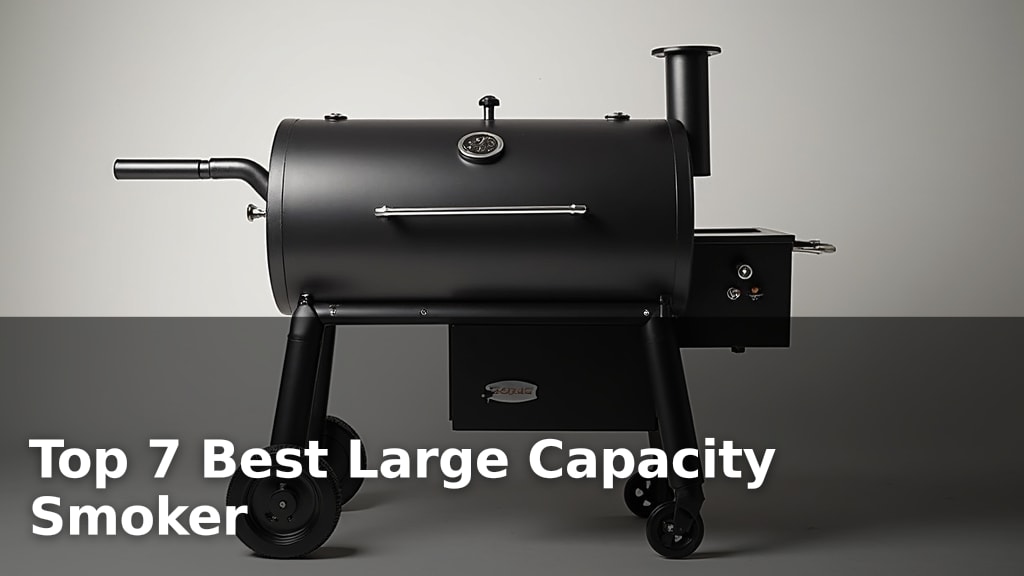 Best Large Capacity Smoker
