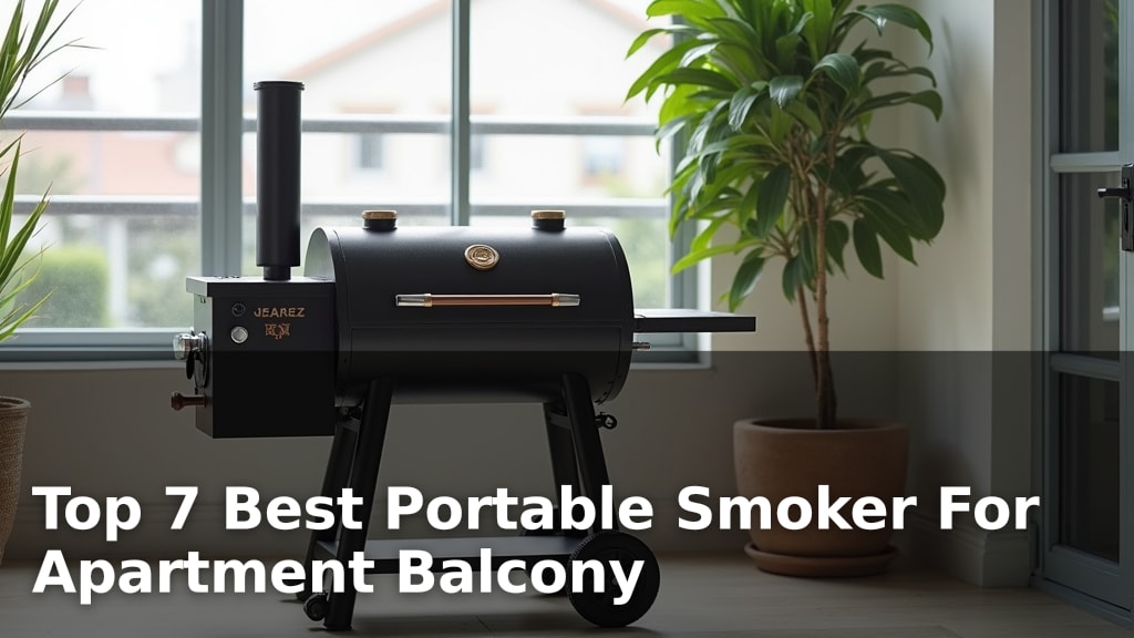 Best Portable Smoker For Apartment Balcony
