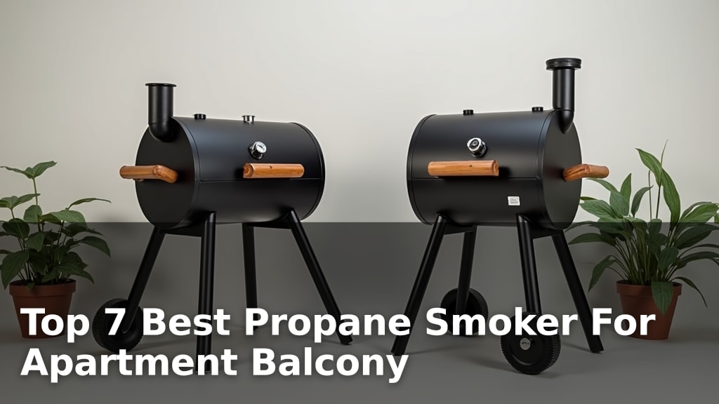 Top 7 Best Propane Smoker For Apartment Balcony