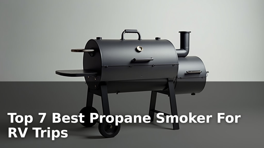 Top 7 Best Propane Smoker For RV Trips