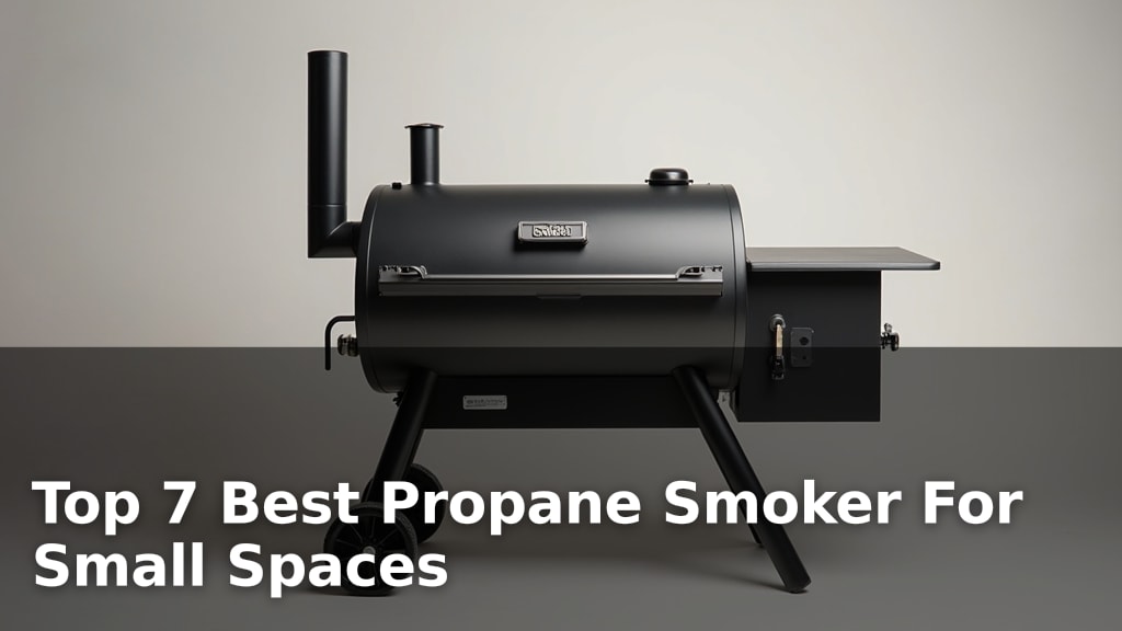 Top 7 Best Propane Smoker For Small Spaces