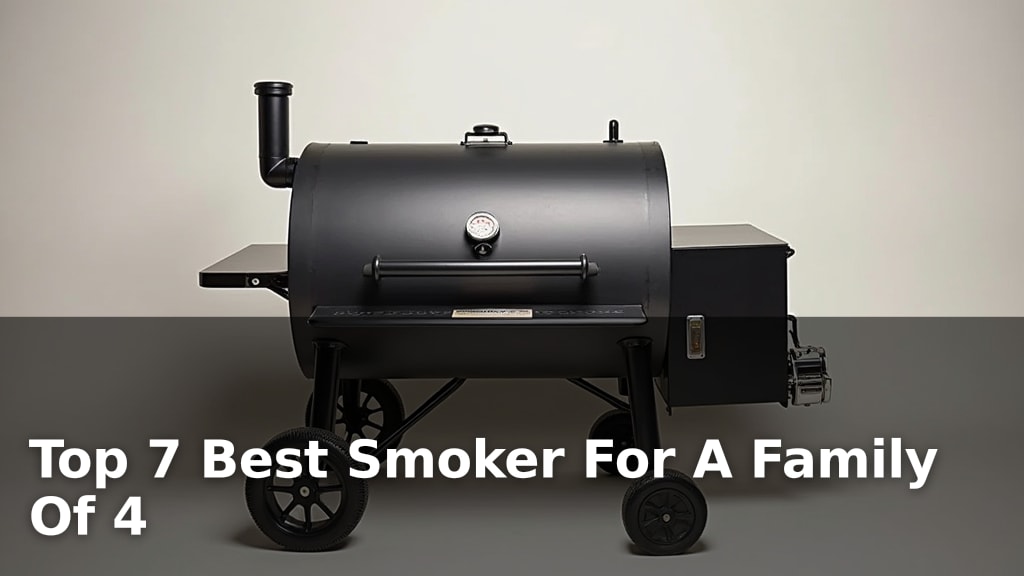 Best Smoker For A Family Of 4