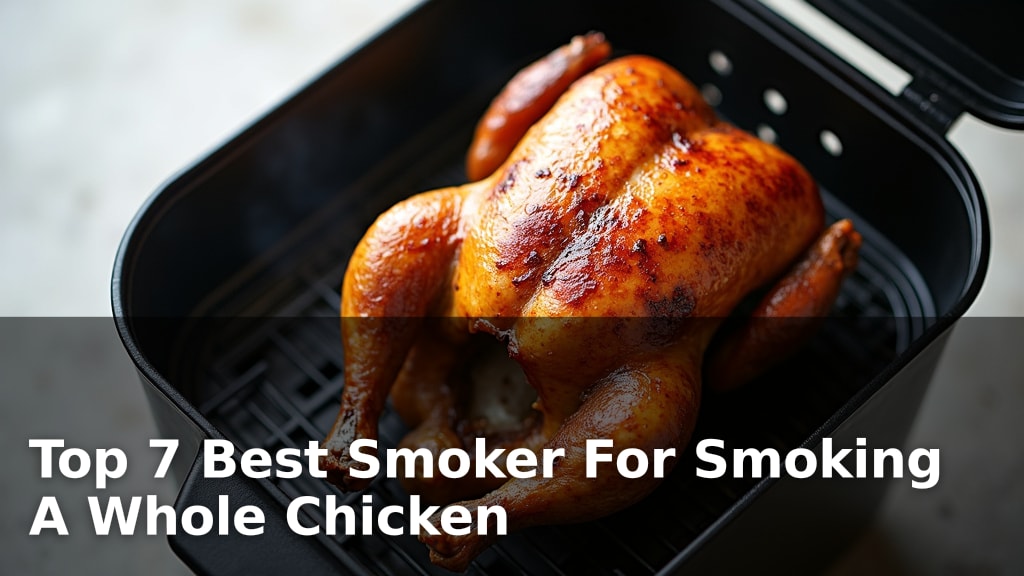 Best Smoker For Smoking A Whole Chicken