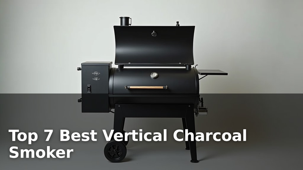 Top 7 Best Vertical Charcoal Smoker