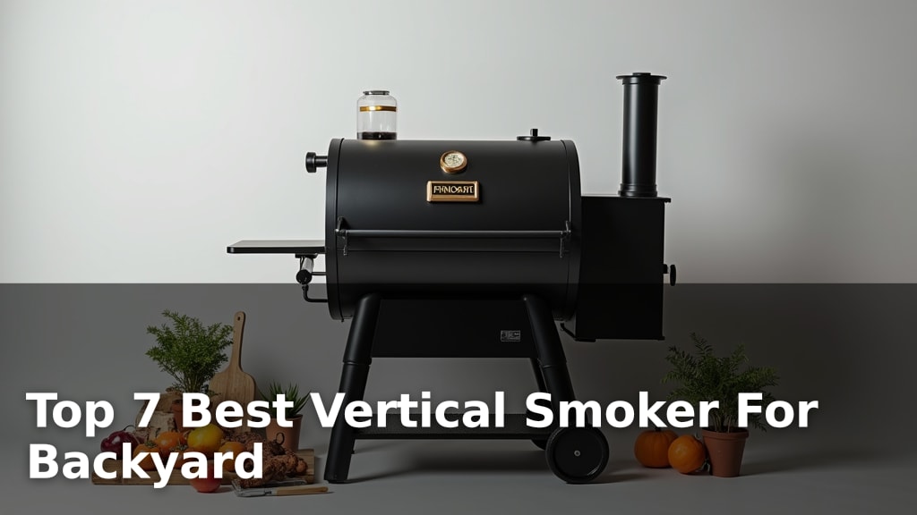 Top 7 Best Vertical Smoker For Backyard