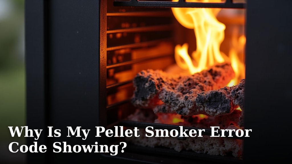 Why Is My Pellet Smoker Error Code Showing?